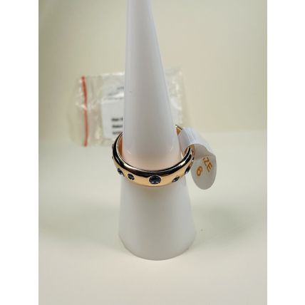 NIB Bomb Party Sz6 BP Ring RBP6964 Another Lifetime LC Blue Topaz Rose Gold Pl