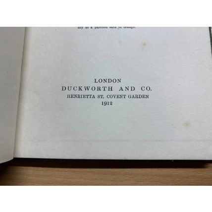 1912 JOHN GALSWORTHY "THE PIGEON" DRAMA PLAY ANTIQUE HARDBACK BOOK (P2)