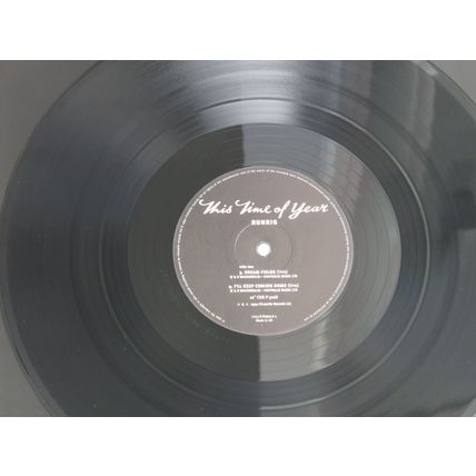 RUNRIG, THIS TIME OF YEAR 12" VINYL SINGLE. POSTER SLEEVE