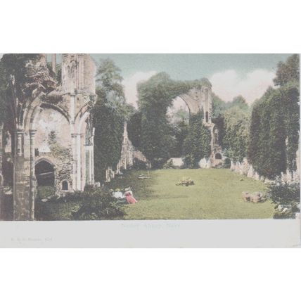 Netley Abbey Nave F.G.O Stuart 654 Hampshire Postcard (QHAM182)