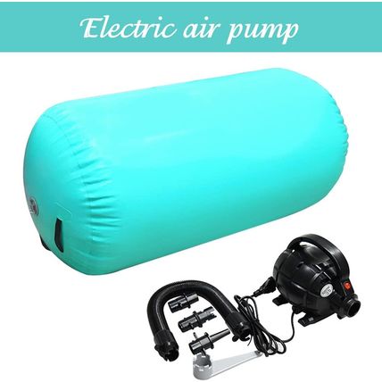 Air Barrel Back Roller Inflatable Tumbling Mat with Electric Pump,Tumble Track G