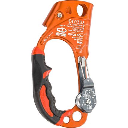 Quick Roll Ascender, Right Hand, Orange