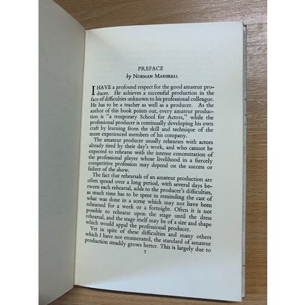 1953 1ST EDITION "PLAY PRODUCTION" CONRAD CARTER HARDBACK BOOK (P2)