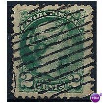 Canada 1889 SG104 2c Blue-Green Good/Fine Used
