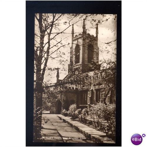 Yorkshire LEEDS St John's Church Postcard by Reliable Series (560/475)