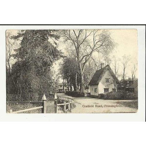 Suffolk FRESSINGFIELD Cratfield Road Postcard by Christchurch Series