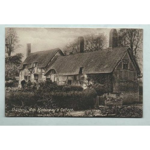 Shottery Anne Hathaways Cottage Stratford Upon Avon early 20th century postcard