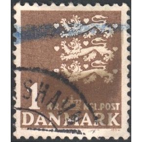 Denmark 1946 - SG346 - 1k brown - Arms - used