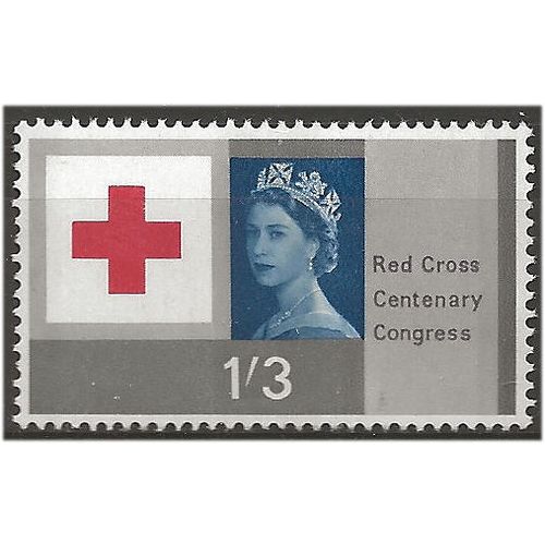 1963 SG643p 1/3d Red Cross PHOSPHOR Unmounted Mint..