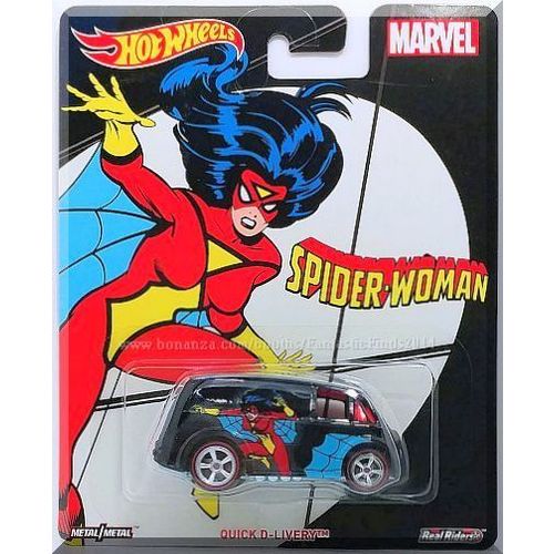 Hot Wheels - Quick D-Livery: '17 Pop Culture - Women Of Marvel *Spider-Woman*