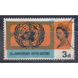 GB 1965 United Nations 3d used SG 681
