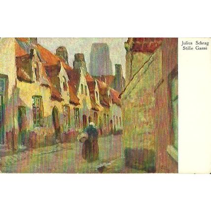 Art STILLE GASSE (Julius Schrag) Postcard (22)