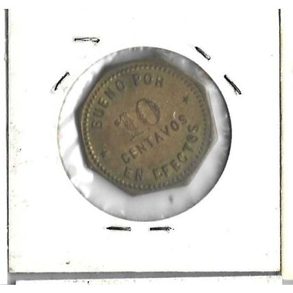 Puerto Rico Hacienda el Saucillo EX 20 centavos AU