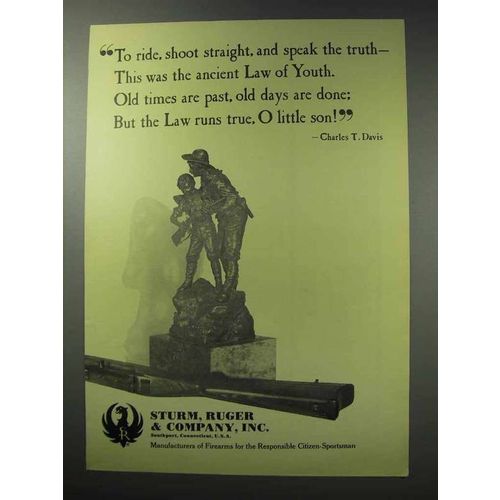 1964 Ruger Firearms Ad - Speak the Truth