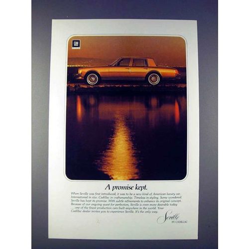 1978 Cadillac Seville Car Ad - A Promise Kept!
