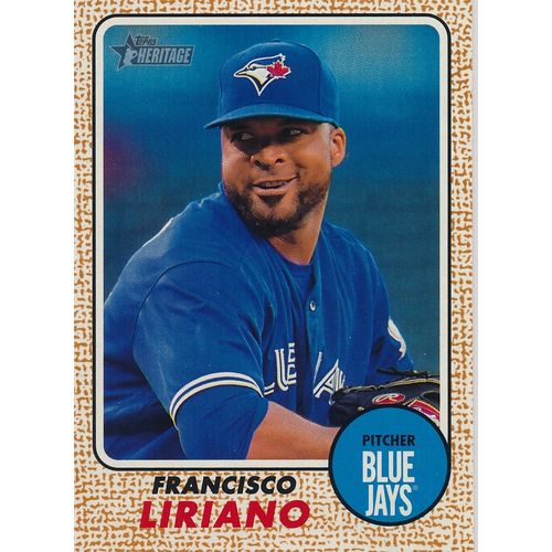 2017 Topps Heritage Baseball 94 Francisco Liriano Toronto Blue Jays