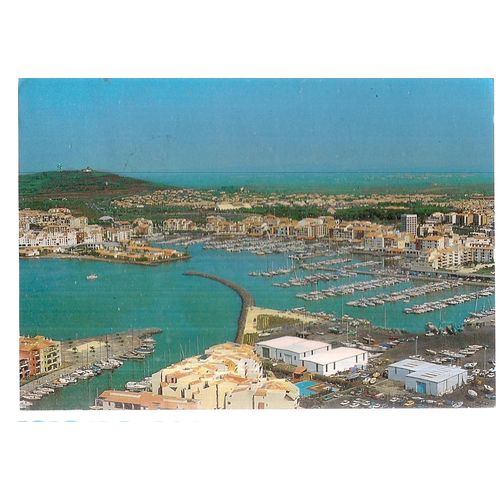 LE CAP D'AGDE, FRANCE. used postcard 1984 postmark =