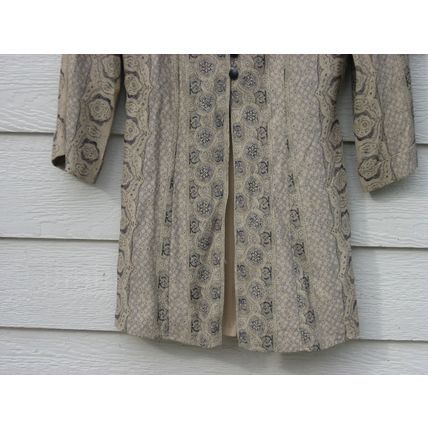 Womens TR Bentley Tunic Top 9 35 Chest Tan Blue Faux Double Front Shirt Blouse