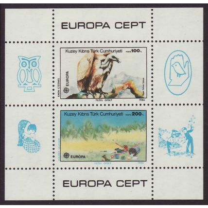 Northern Cyprus 1985 SG 172-5 UMM - Europa/CEPT (G-225)