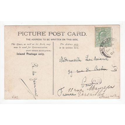 Wooda Bay Devon 1907 Postcard