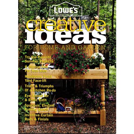 Lowe's Creative Ideas Magazine July August 2000 Handsome Front Yard Facelift