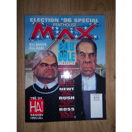 Penthouse Max Election 1996 Special Bill Clinton Bob Dole Al Gore Hillary