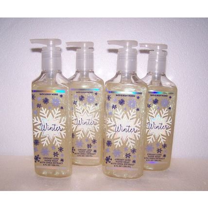 Bath & Body Works Winter Creamy Luxe Hand Soap w Shea Extract 8 fl oz - Lot of 4