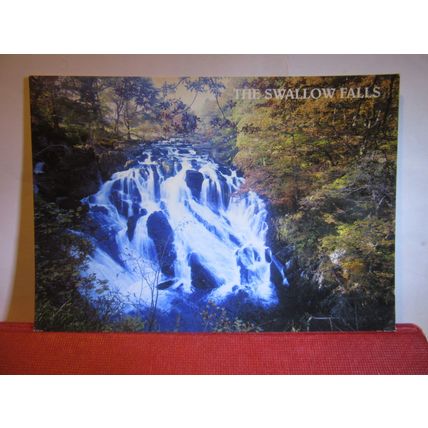 SWALLOW FALLS, BETWS-Y-COED, used postcard by J. Salmon =