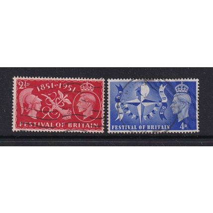 GB 1951 SG 513-4 Used (E-765 (8))