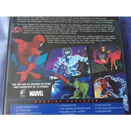 SPIDER-MAN The New Animated Series - Complete First Season (2003 2-Disc DVD)