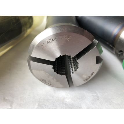 NEW HARDINGE 1" GRIDLEY COLLETS 41/64" ACME GRID,overall 5-1/2”,BS