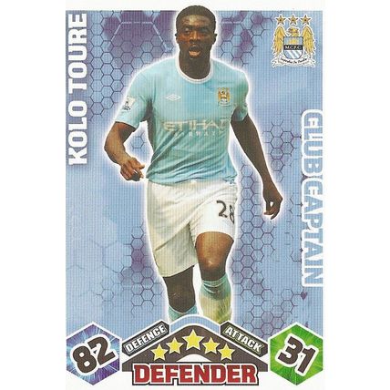 Match Attax Extra 2009/10 Collection: Club Captain, Manchester City - Touré (Kol