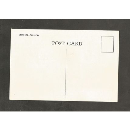 Postcard Cornwall Zennor Village