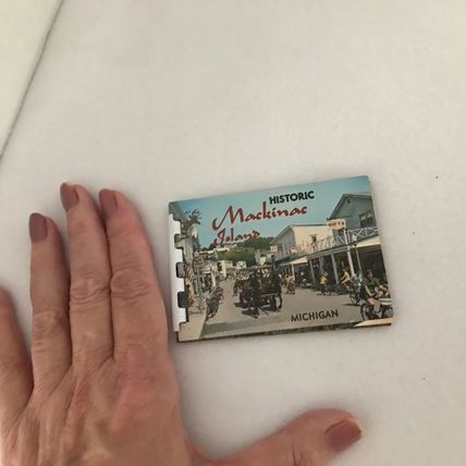 Vintage Mini Tourist Photo Booklet Historic Mackinac Island