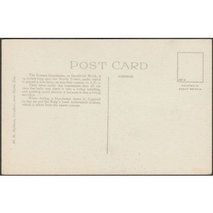 South View, Reculver 1800, Kent, 1928 - MH Holman Postcard