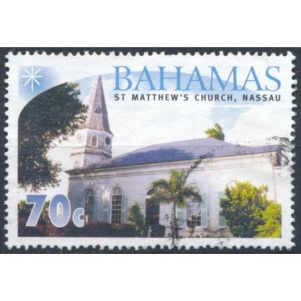Christmas, St Matthew's Church: 70c - Bahamas 2003 - F H - SG 1330