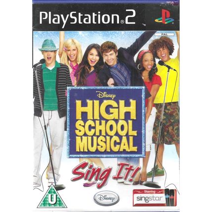 PlayStation 2 Game Disney Sing It High School Musical Sing Star
