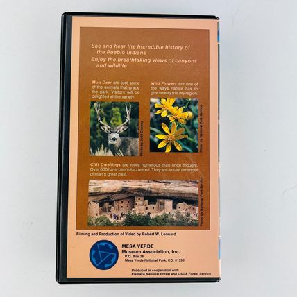 Mesa Verde National Park VHS Video Tape