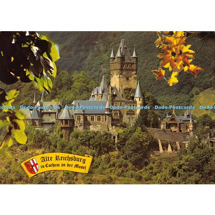 D023503 Cochem. Mosel. Alte Reichsburg in Cochem an der Mosel. Eugen Schneider