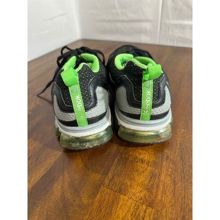 Reebok Men's Running Shoes Size 9 Black Green Low Top Athletic Sneaker