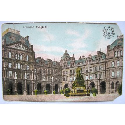 pre 1918 postcard Exchange, Liverpool