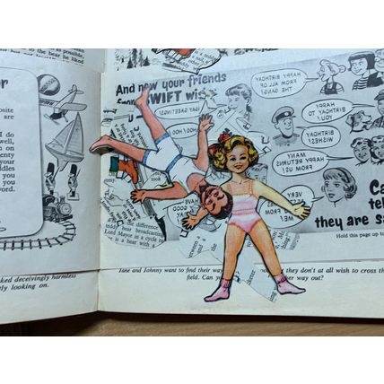 c1955 "SWIFT ANNUAL NUMBER 2" ILLUSTRATED ANNUAL HARDBACK BOOK (P4)