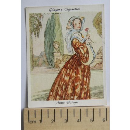 1937 John Player Famous Beauties No. 9 Anne Boleyn