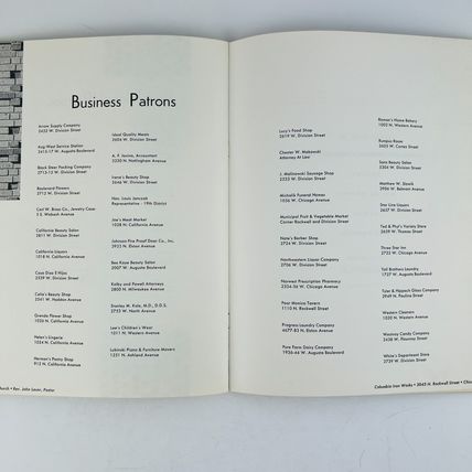 Chicago St Mark Church & Parish Dedication Book 1963