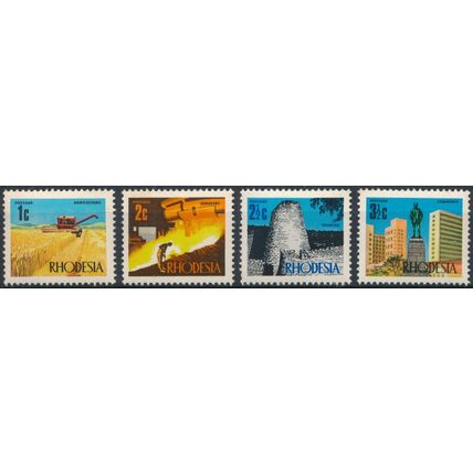 Definitive: 4 Values - Rhodesia 1970 - MNH - SG 439/42
