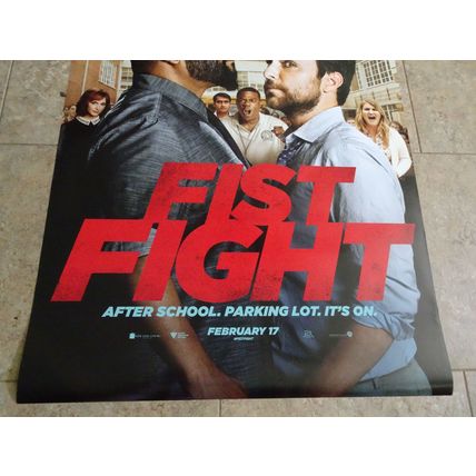 Fist Fight - Movie Poster with Ice Cube as Strickland and Charlie Day - Advance