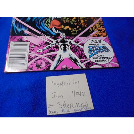 AUTOGRAPHED!! WHAT IF? # 37!! The THING & BEAST MUTATE! 1983! NM- $22.00 Shippe