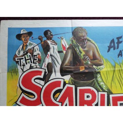 SCARLET SPEAR, The (1953) U.K. Vintage Quad **John Bentley**
