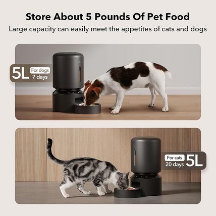 PETLIBRO Automatic Cat Feeder, 5G Wifi Automatic Dog Feeder with Freshness Prese