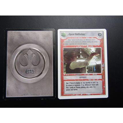 Star Wars 1995 Premiere Decipher CCG W/B Card Special Modifications LS